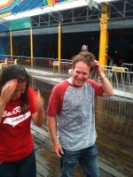 rained on at Seaside Heights
